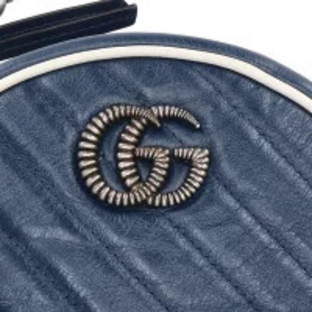 Gucci Shoulder Bag Marmont Chain Round GG - Picture 6 of 6